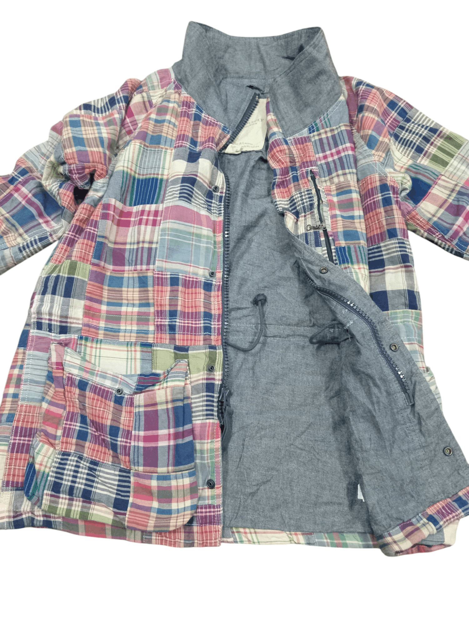 Denim & Supply Ralph Lauren × RRL Ralph Lauren × Ralph Lauren Vintage Denim & Supply Ralph Lauren Tartan Jacket Size US S / EU 44-46 / 1 - 2 Thumbnail