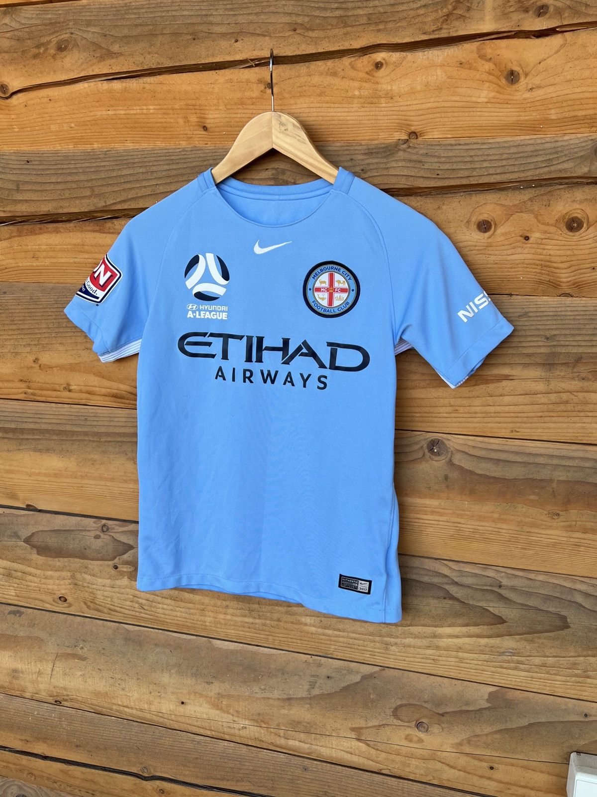 Nike 2016/2017 NIKE MELBOURNE CITY HOME FOOTBALL SHIRT SOCCER Size US S / EU 44-46 / 1 - 3 Thumbnail