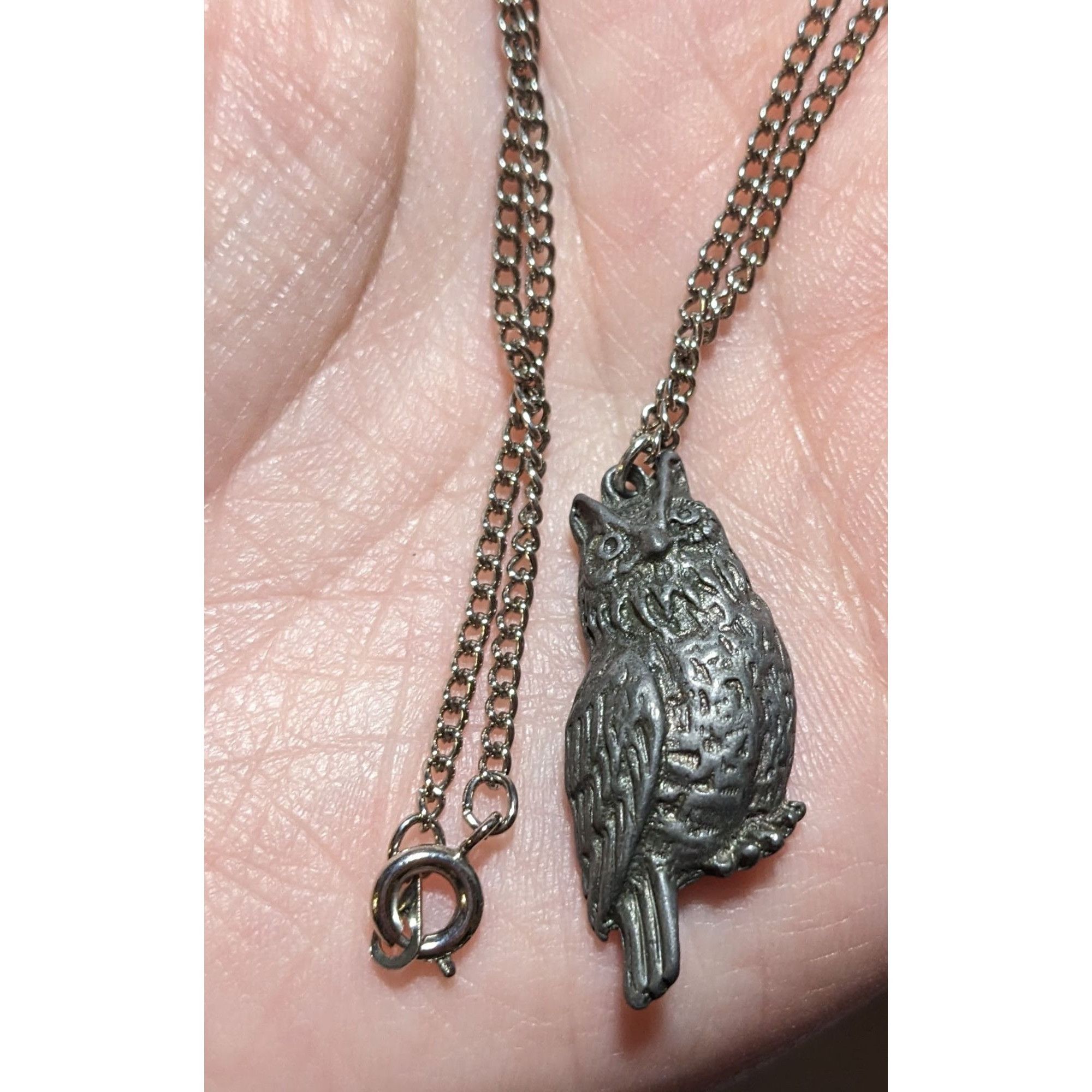 Other Vintage Minimalist Silver Owl Pendant Necklace Size ONE SIZE - 11 Thumbnail