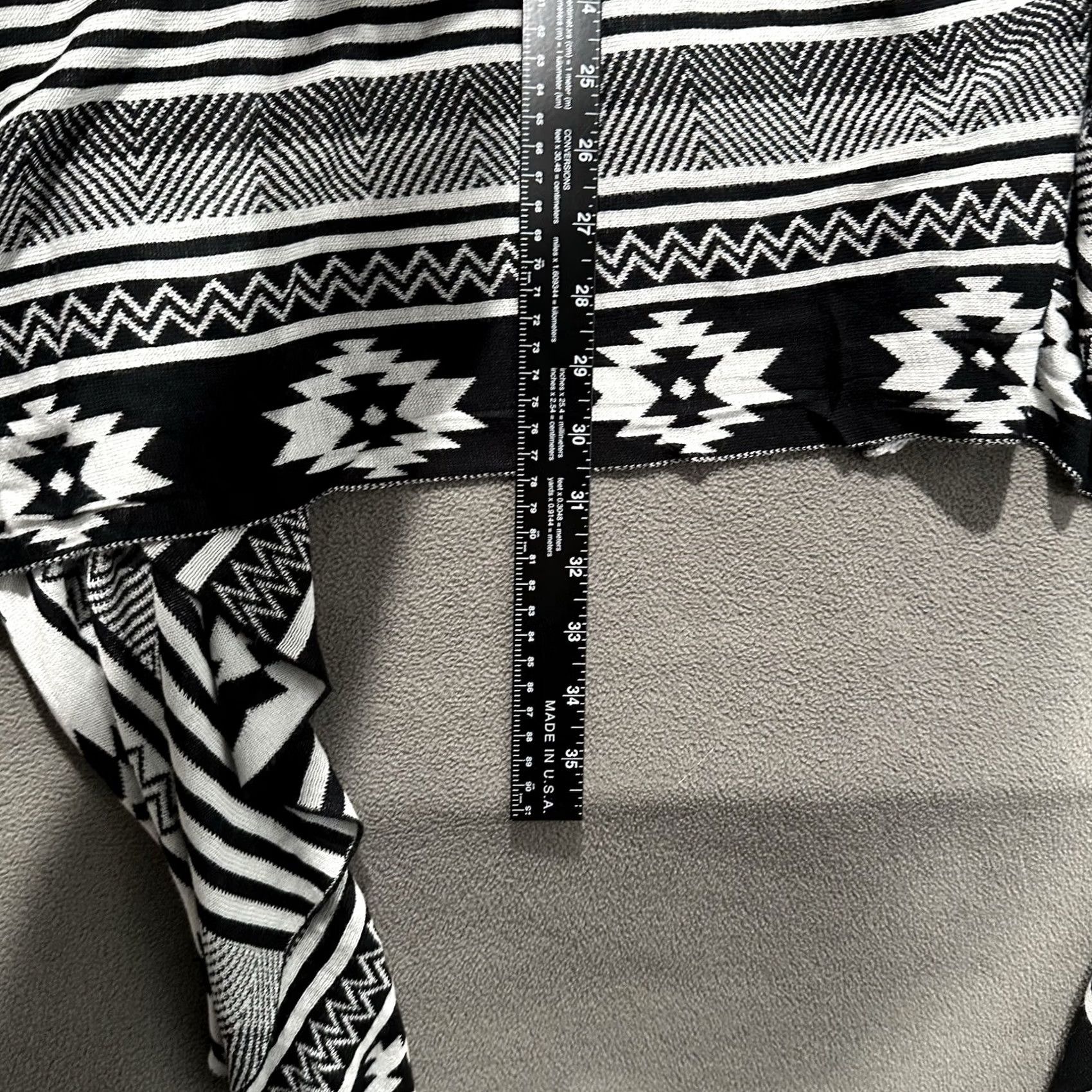 Vintage Sleevless Poncho Sweater Womens S Geometric Aztec Kimono Cardigan Viscose Size S / US 4 / IT 40 - 8 Thumbnail