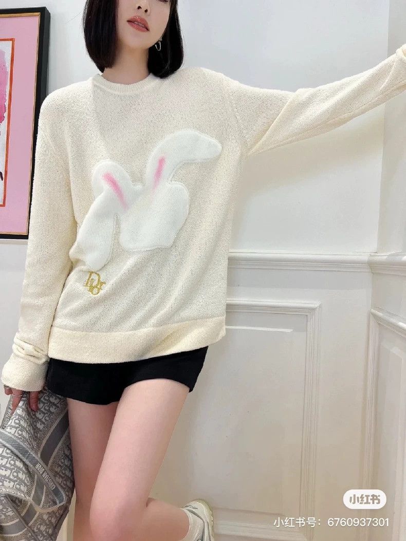 Dior Dior Limited knitwear for the Year of the Rabbit sweater 25 Size US S / EU 44-46 / 1 - 4 Thumbnail