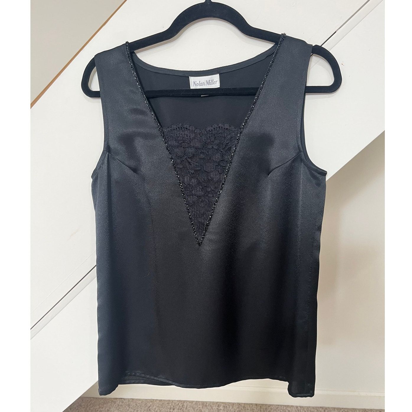 Vintage Nolan Miller Vintage Wool Suit Beaded Rhinestones Cami SZ 6 Size M / US 6-8 / IT 42-44 - 11 Thumbnail