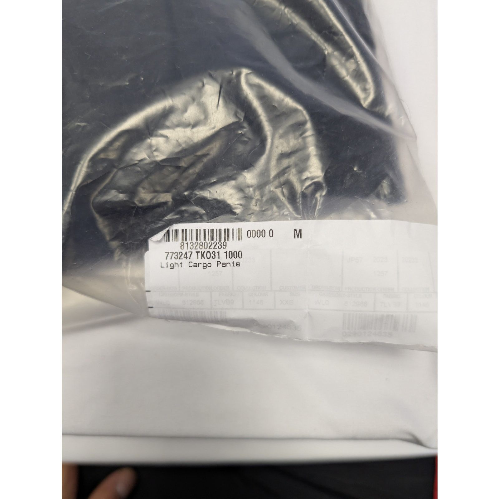 Balenciaga o1rshd1 Light Cargo Pants in Black Size US 32 / EU 48 - 23 Thumbnail