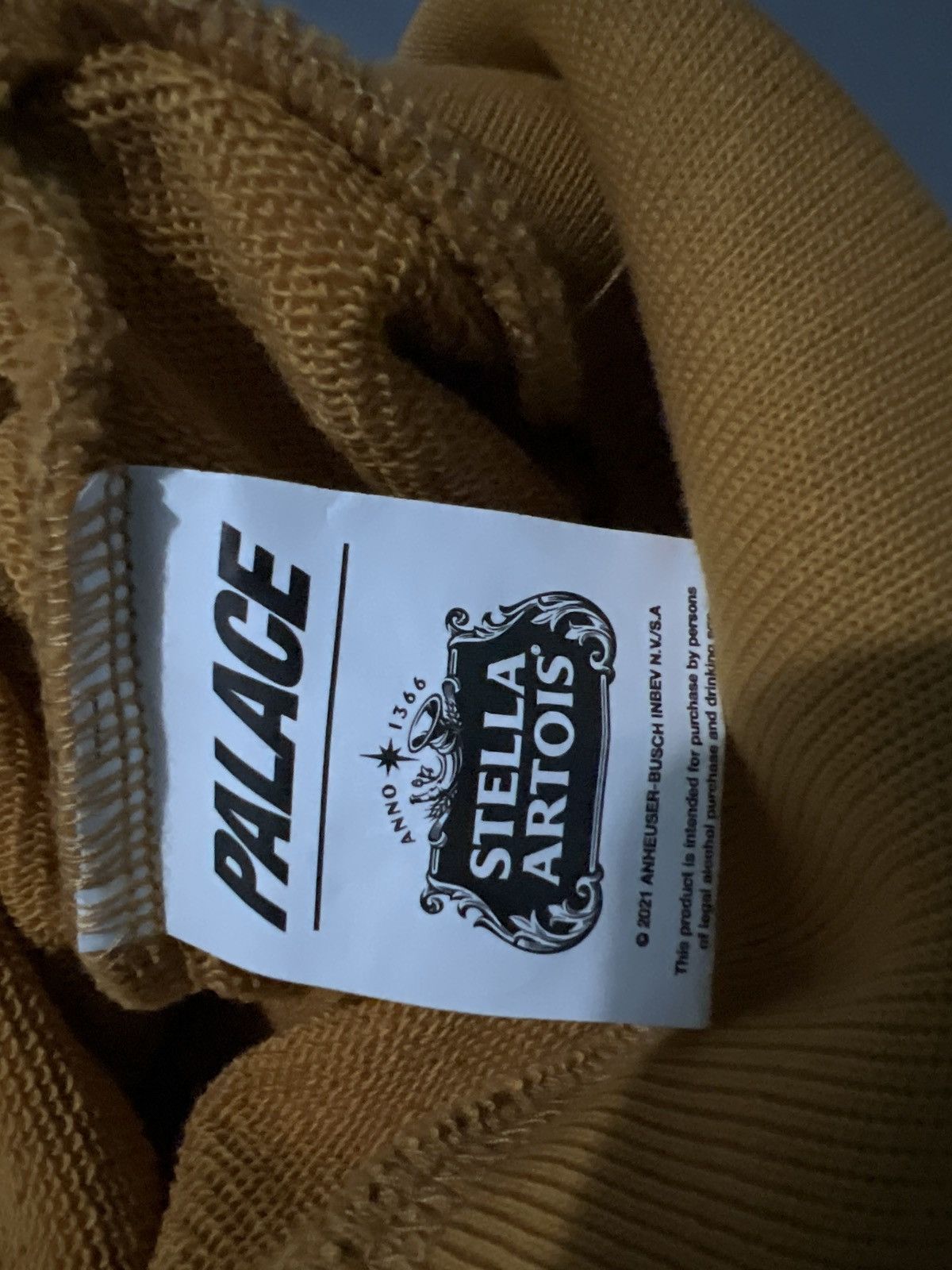 Palace Palace Stella Artois Hoodie Gold M Size US M / EU 48-50 / 2 - 3 Thumbnail
