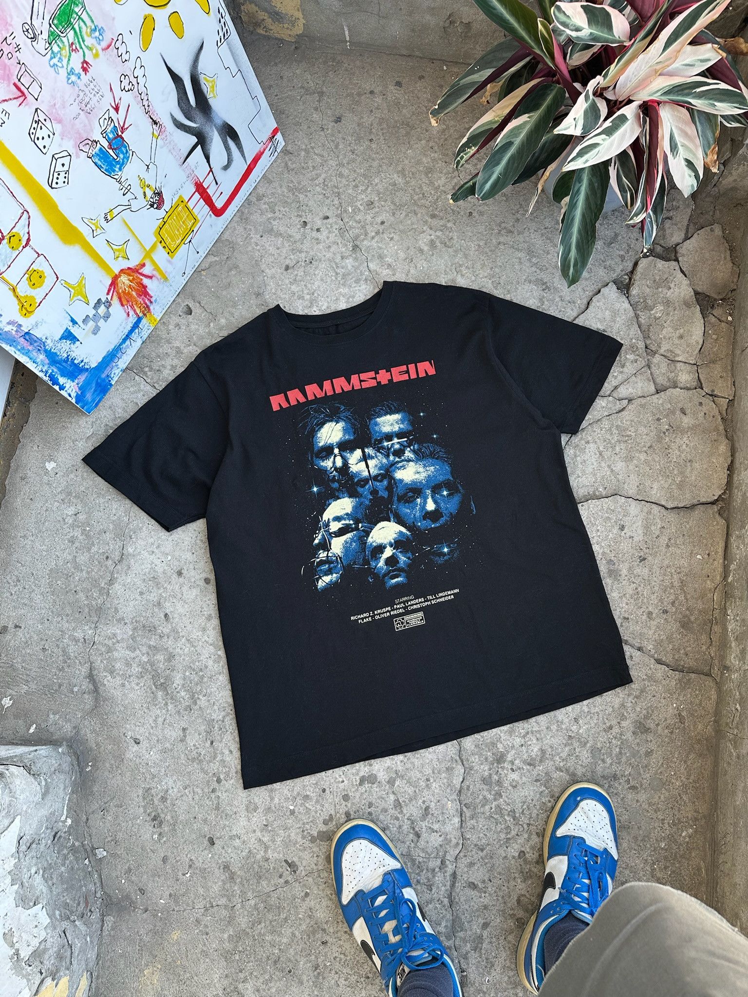 Band Tees Vintage Rammstein T-Shirt Size US XL / EU 56 / 4 - 2 Thumbnail