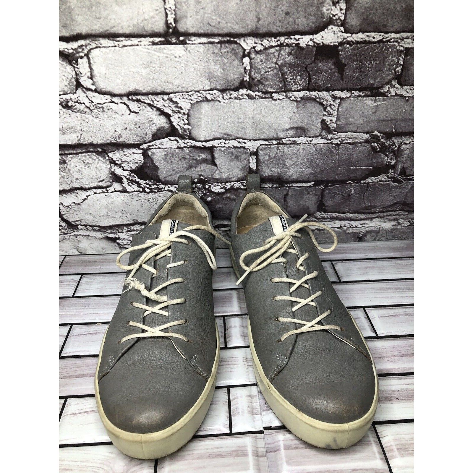 Ecco Ecco Danish Gray Leather Lace Up Casual Low Sneaker Shoes Wo Size US 10 / IT 40 - 12 Thumbnail