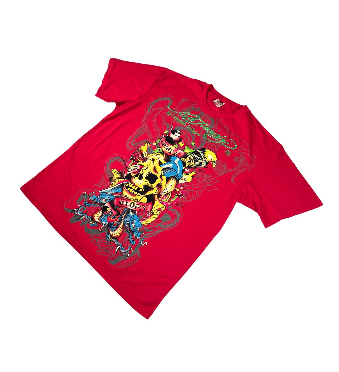 Ed Hardy × Vintage Vintage Tee Ed Hardy XL Size US XL / EU 56 / 4 - 3 Thumbnail