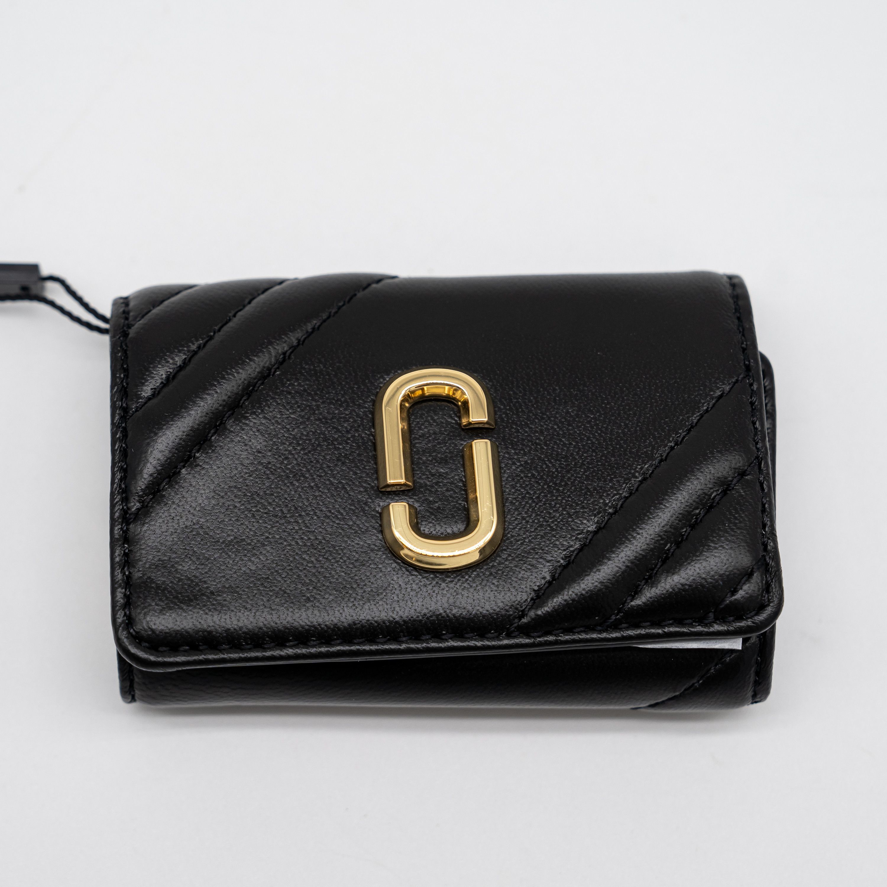 Marc Jacobs Marc Jacobs Black the Glam Shot Key Case Leather Gold Size ONE SIZE - 1 Thumbnail
