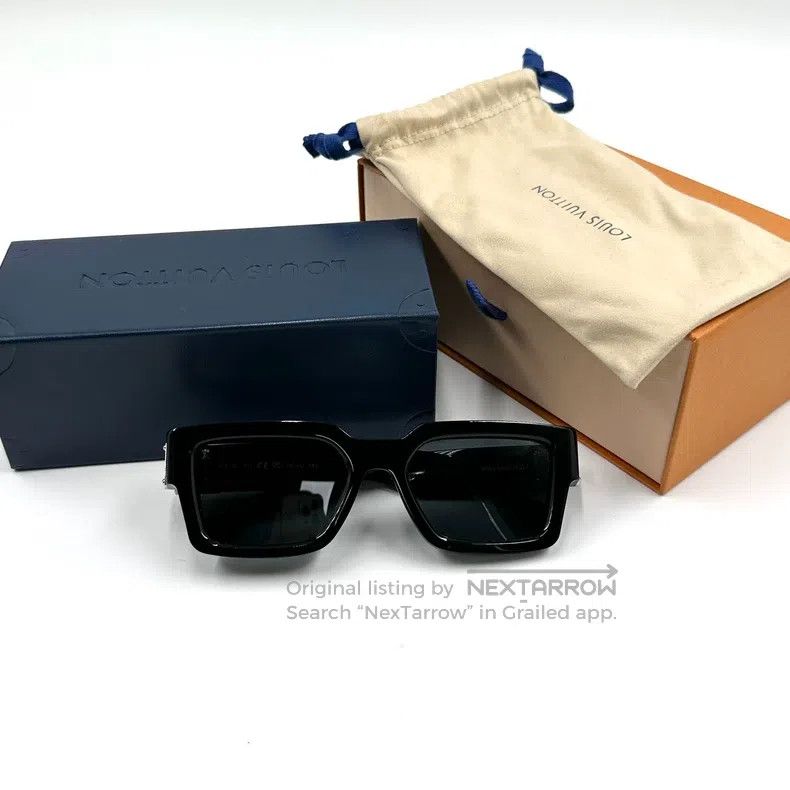Louis Vuitton Louis Vuitton Millionaire Black Sunglasses Size ONE SIZE - 2 Thumbnail