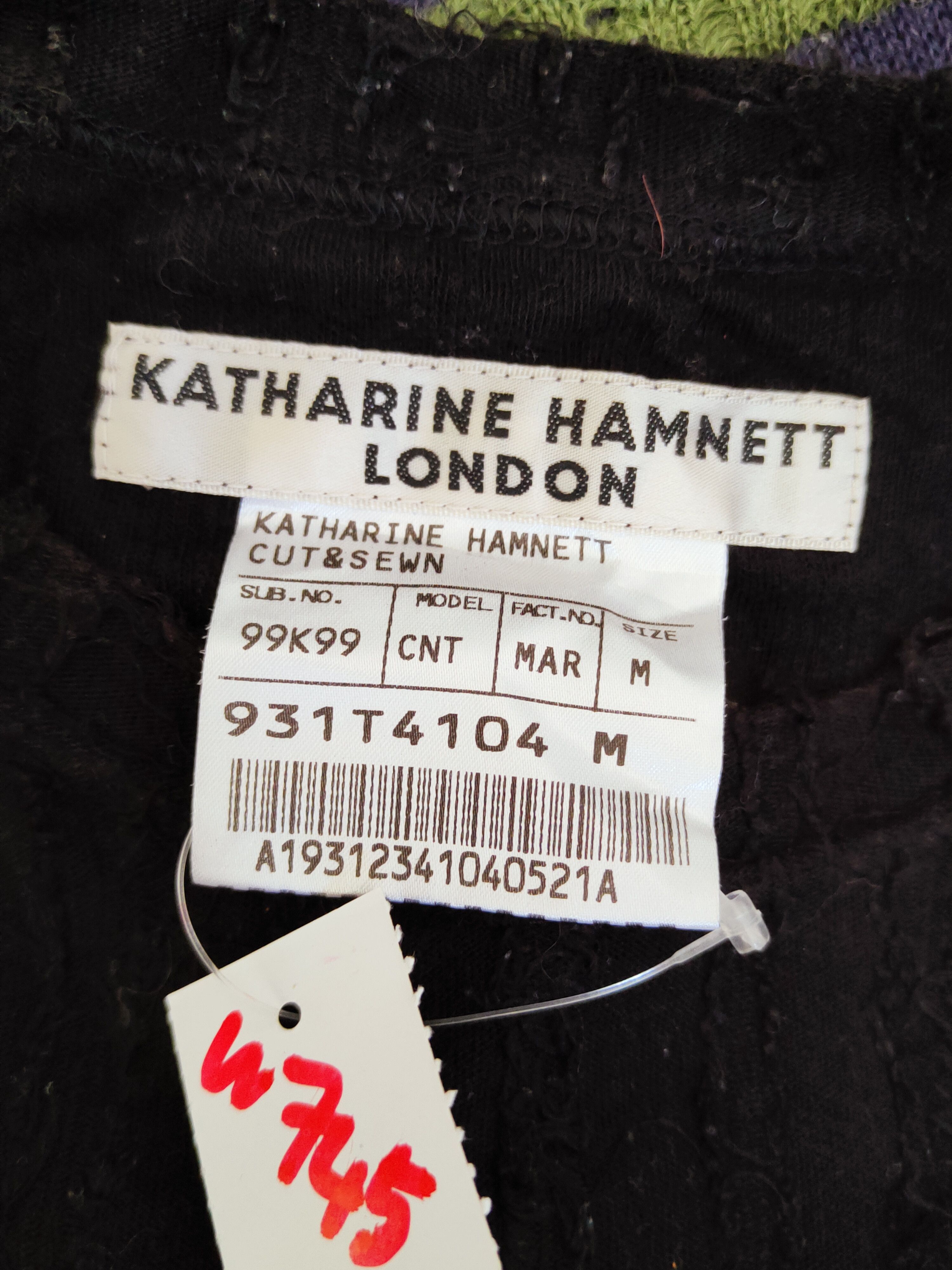 Katharine Hamnett London DL Katharine Hamnett London Black T-shirts #W745 Size US M / EU 48-50 / 2 - 12 Thumbnail