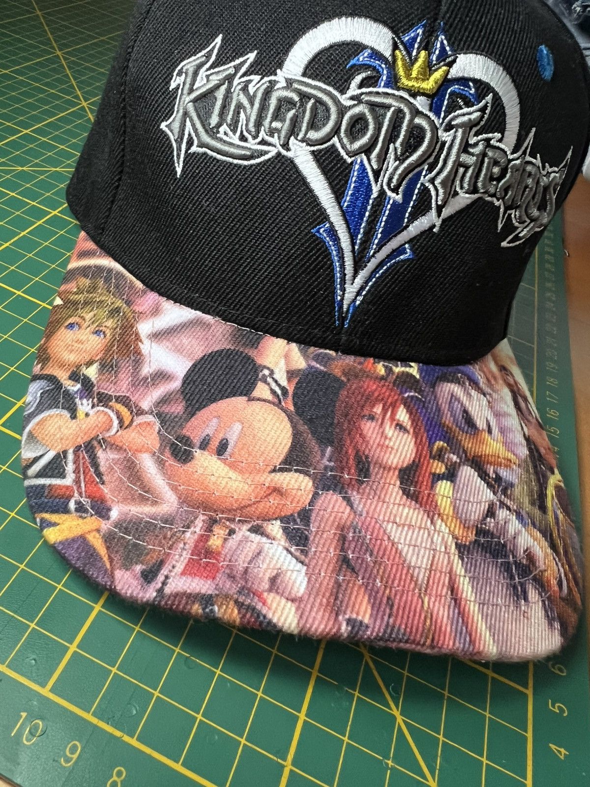 Disney Vintage Disney Kingdom Hearts y2k logo printed brim hat Size ONE SIZE - 4 Thumbnail