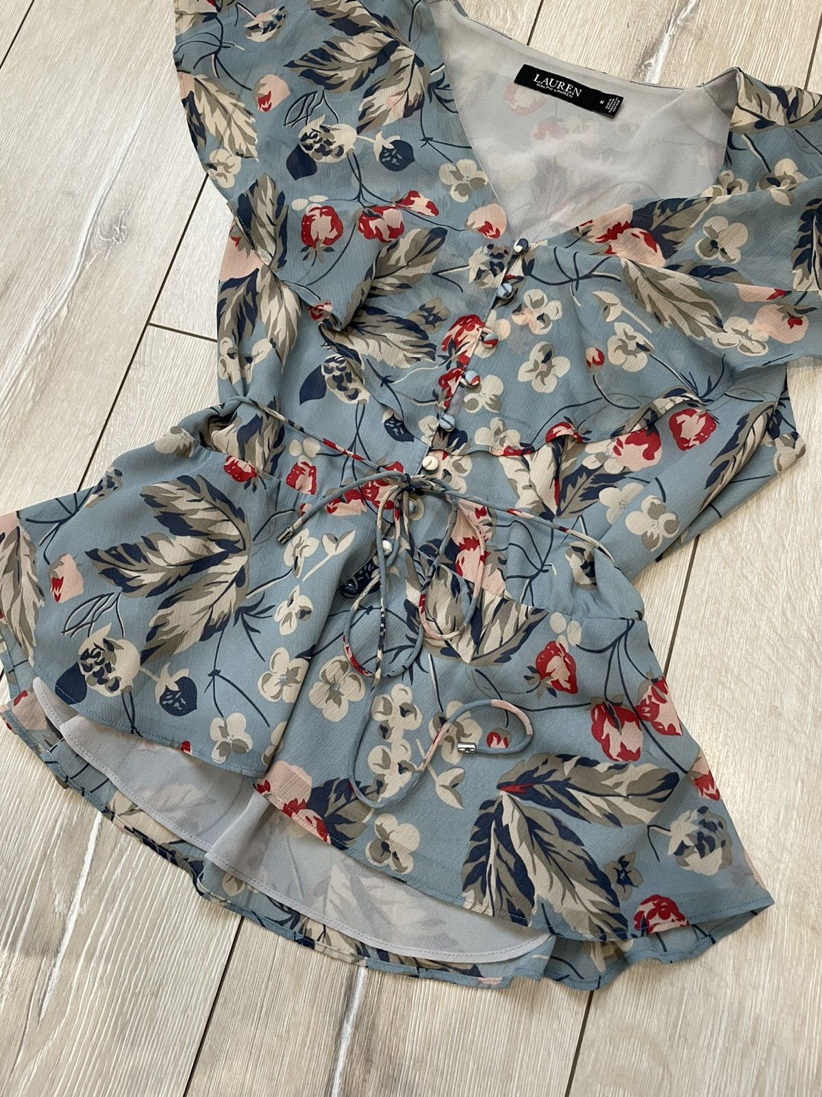 Lauren Ralph Lauren Lauren Ralph Lauren Blouse Flower Black tags Size M / US 6-8 / IT 42-44 - 8 Thumbnail