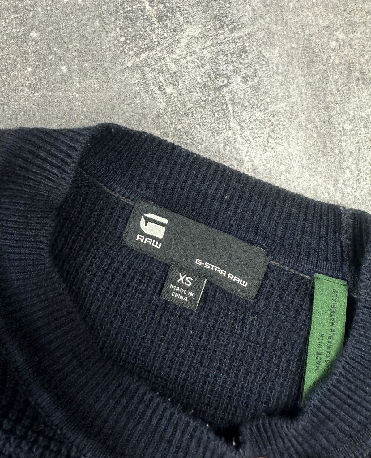 G-Star G-Star Raw Japanese Small Logo Crew Neck Sweater Size US XS / EU 42 / 0 - 6 Thumbnail