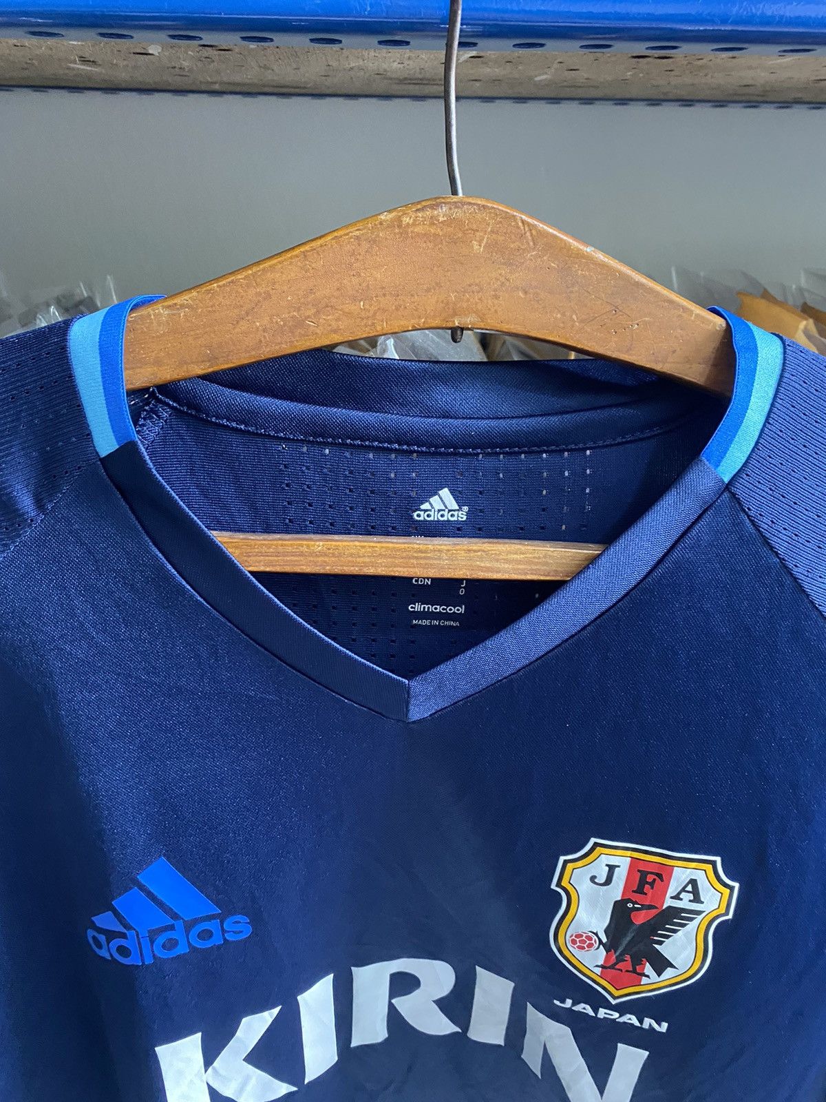 Adidas JAPAN SOCCER JERSEY Size US M / EU 48-50 / 2 - 7 Thumbnail