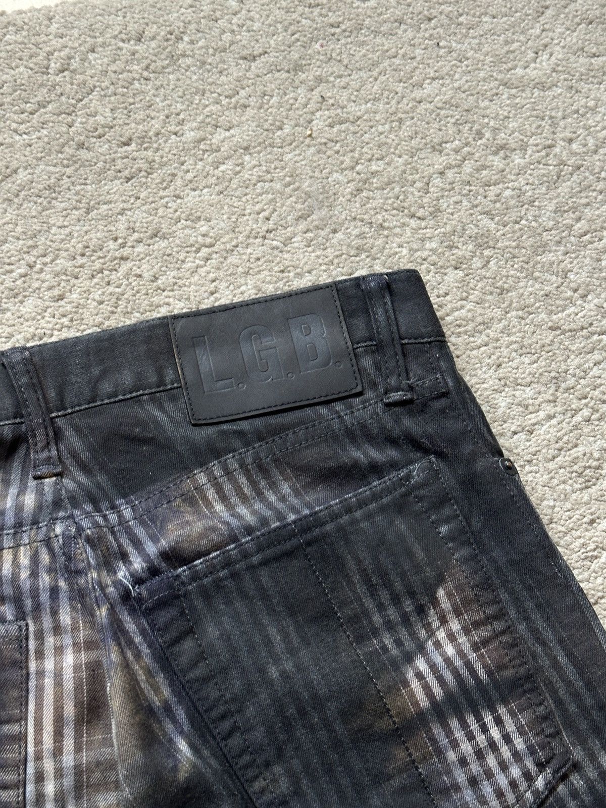 Le Grande Bleu (L.G.B.) 2000s LGB Black Dyed Jeans Size US 30 / EU 46 - 9 Thumbnail