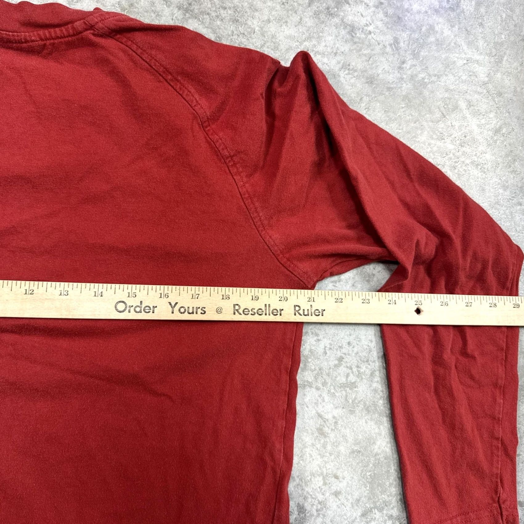 The North Face The North Face Shirt Mens M Red Long Sleeve Crewneck Logo Outdoors Hiking Tee Size US M / EU 48-50 / 2 - 6 Thumbnail