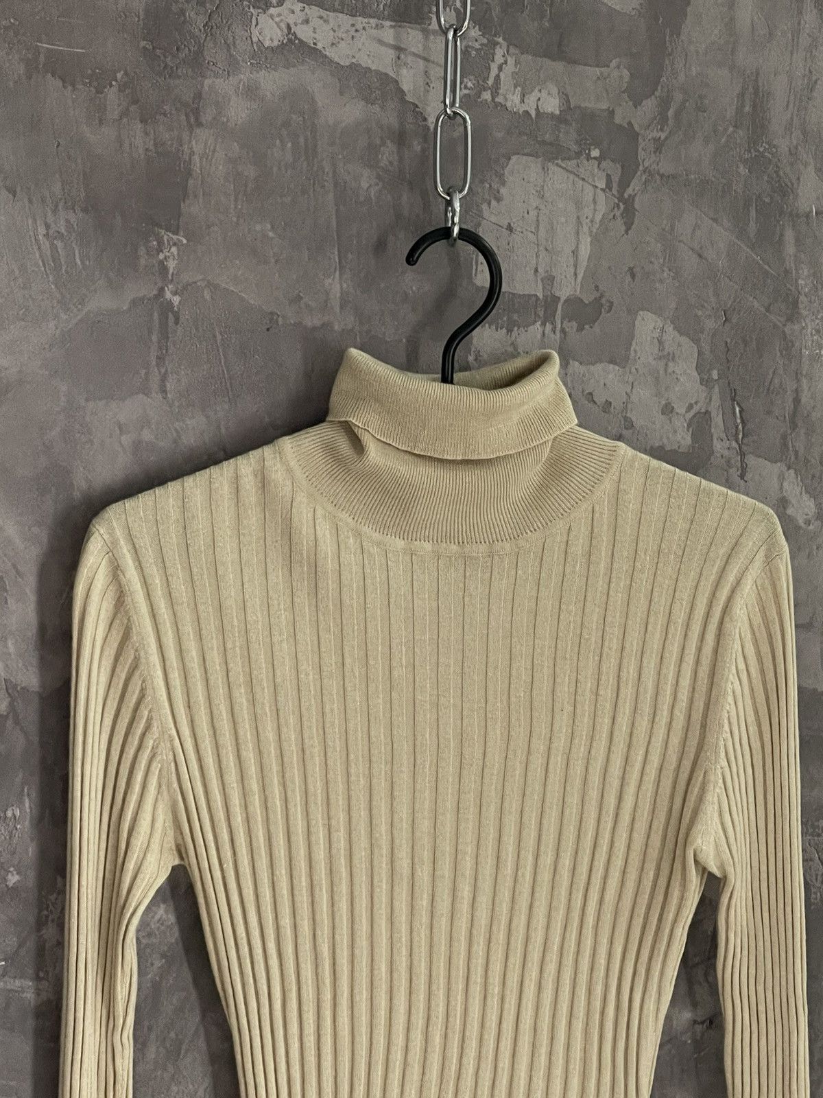 20471120 × If Six Was Nine × Japanese Brand Vintage Diesel Style Avant Garde Slim Ribbed Knit Sweater Size S / US 4 / IT 40 - 6 Thumbnail
