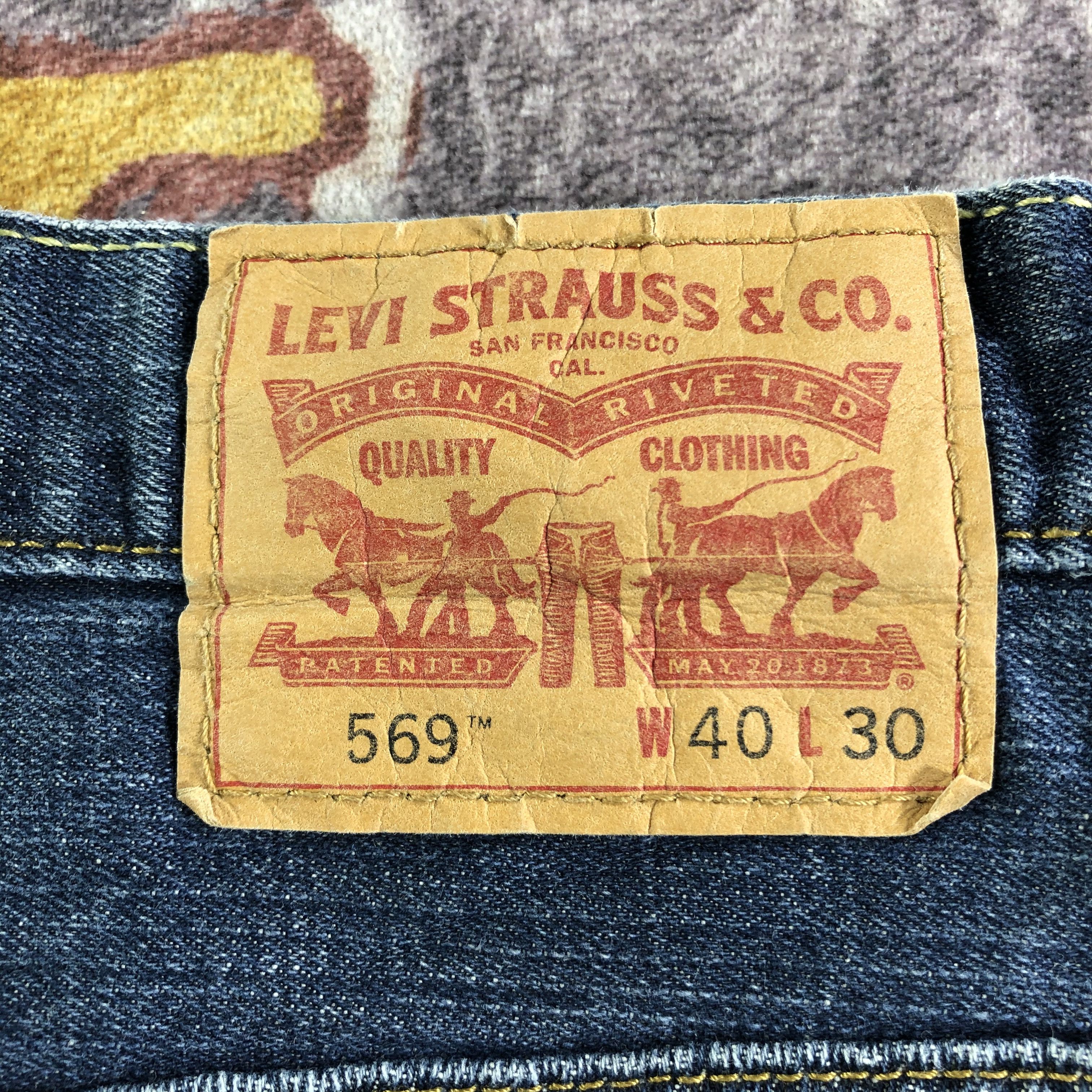 Levi's × Vintage Vintage Blue Wash Levis 569 Jeans-JM3516 Size US 42 / EU 58 - 6 Thumbnail