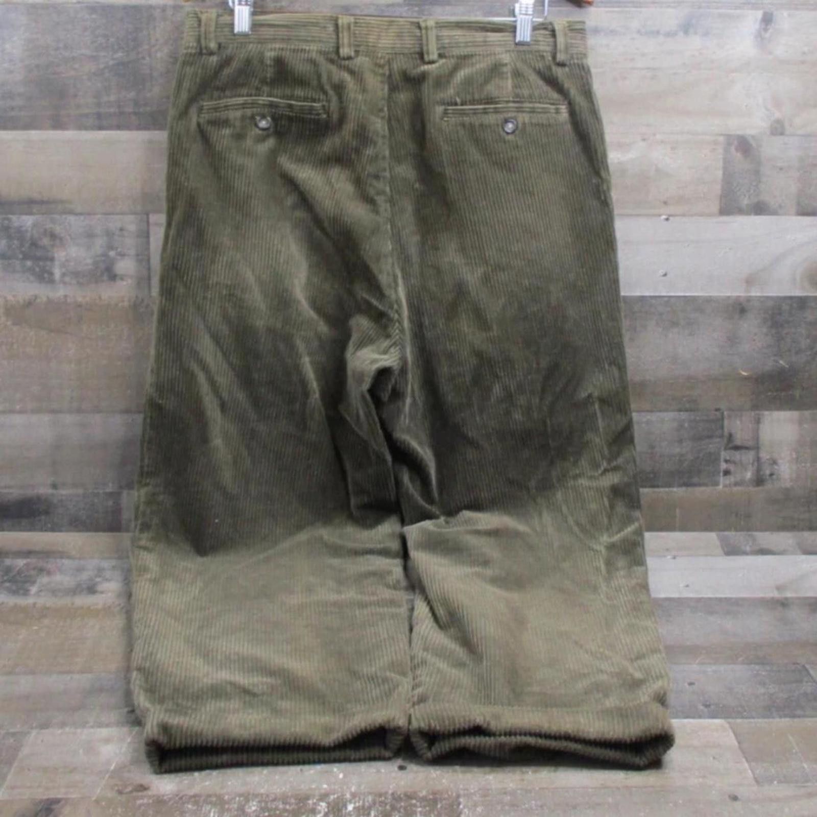 Gap Vintage Gap Pants Mens 33/32Green 90s Pleated Size US 33 - 2 Thumbnail
