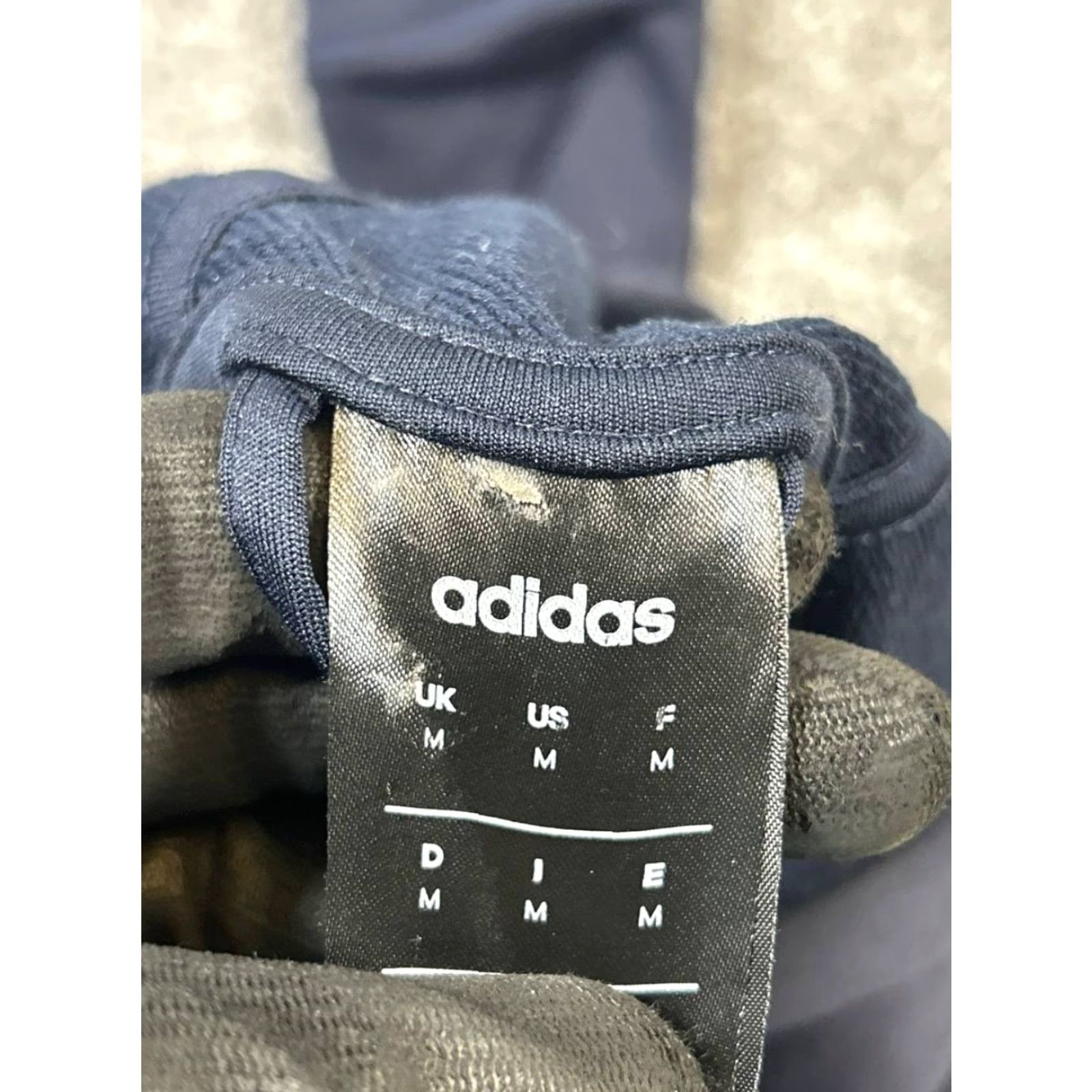 Adidas adidas Hoodie Mens Medium Blue Full Zip Fleece Athletic Sportswear Regular Blue Hoodie Mens - Size US M / EU 48-50 / 2 - 3 Thumbnail