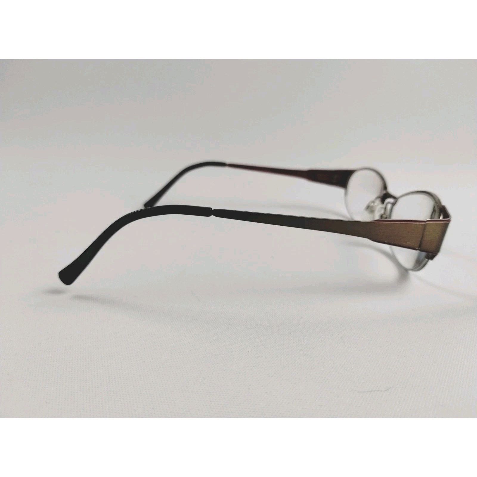 Cole Haan Cole Haan Eyeglasses Frames Brown Maroon / Burgundy CH1007 Size ONE SIZE - 4 Thumbnail