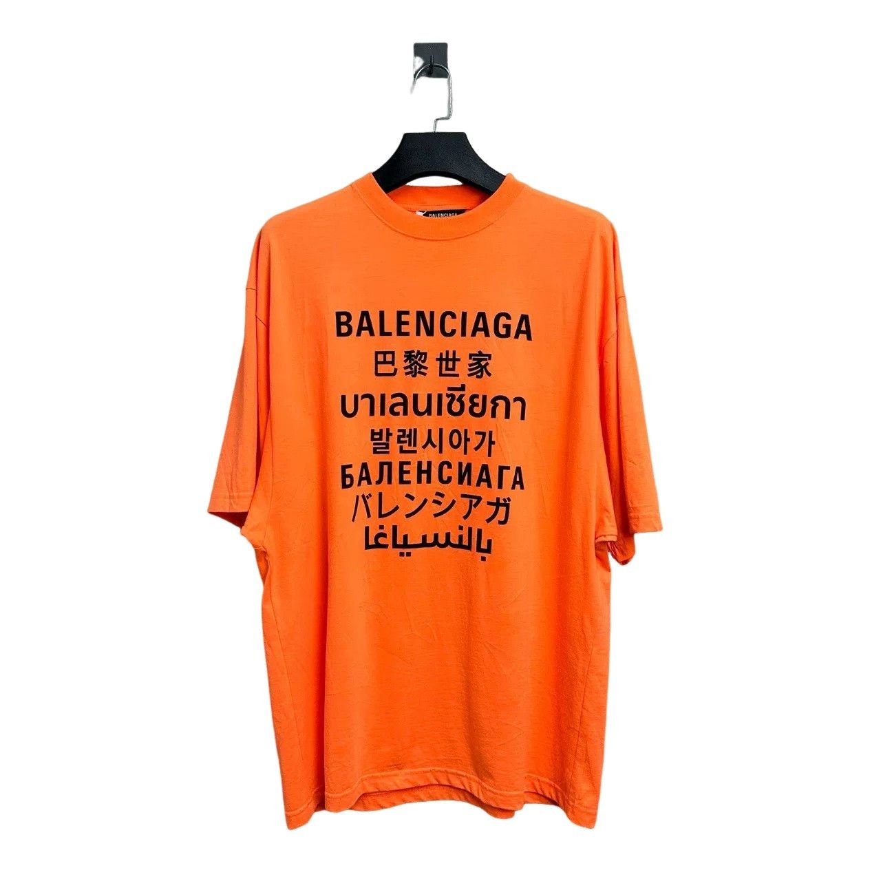 Balenciaga Balenciaga Multilanguage Logo T-Shirt Size XS Size US XS / EU 42 / 0 - 1 Thumbnail