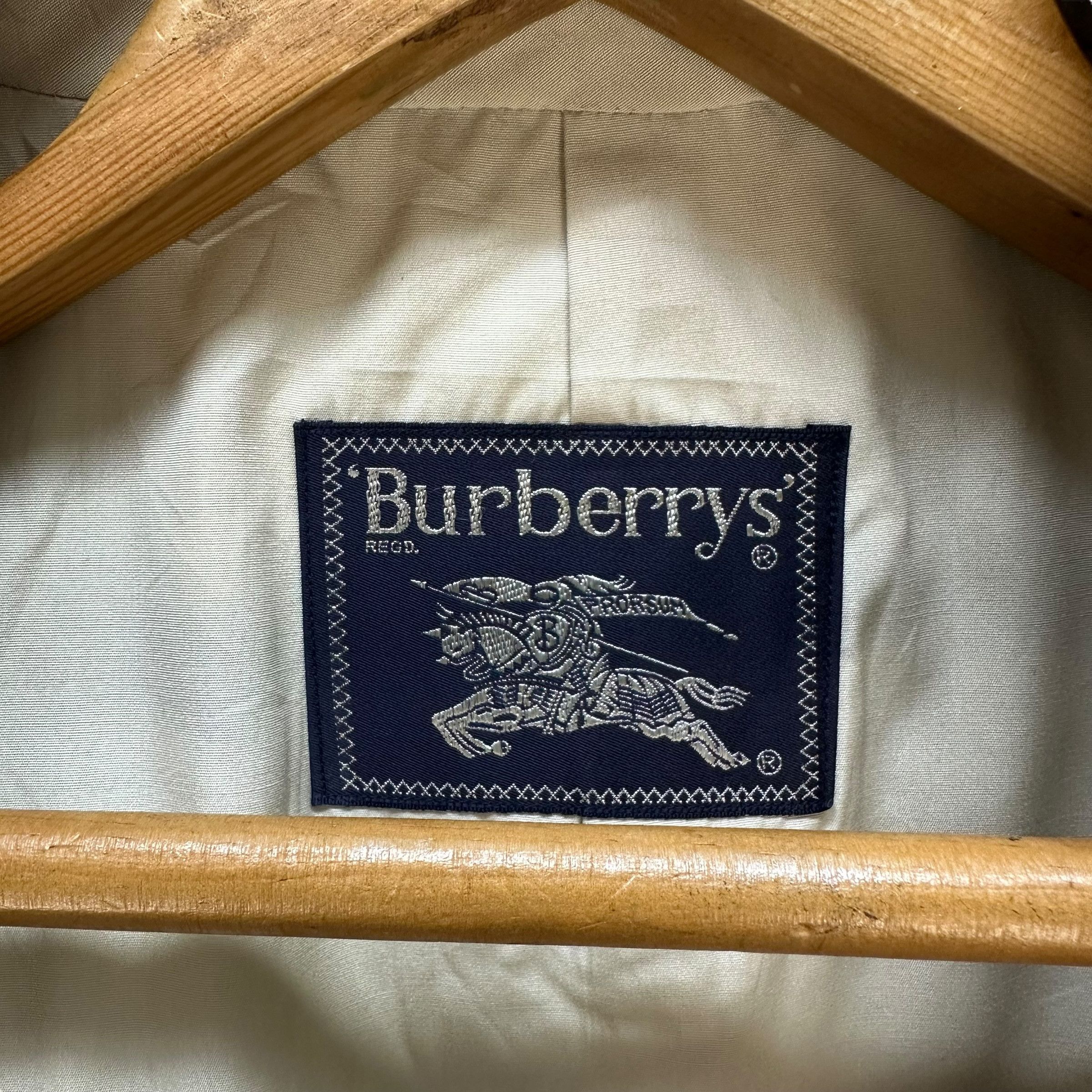 Burberry Vintage 90's BURBERRYS Double Breasted Trench Coat #A72-1755 Size L / US 10 / IT 46 - 19 Thumbnail