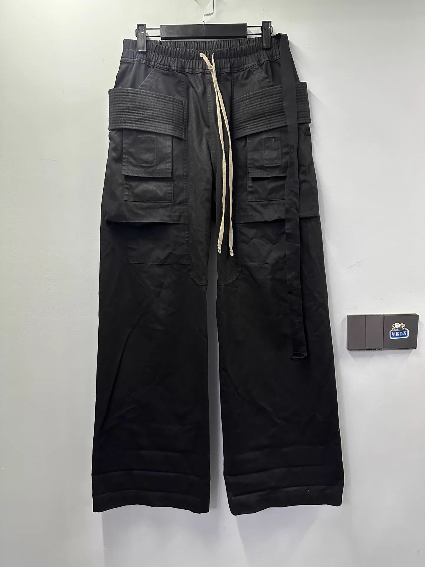 Rick Owens Rick Owens Double Ring Wide-Leg Nylon Trousers Size M Size US 32 / EU 48 - 5 Thumbnail