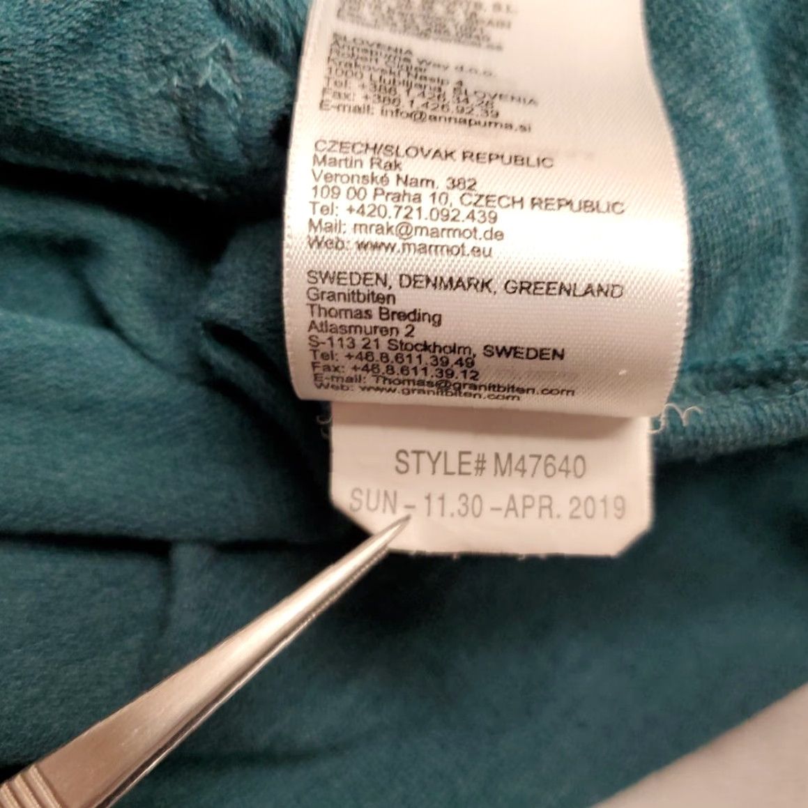 Marmot VINTAGE Marmot Crewneck Womens S Green Pullover Long Sleeve Performance Kangaroo Top Size S / US 4 / IT 40 - 4 Thumbnail