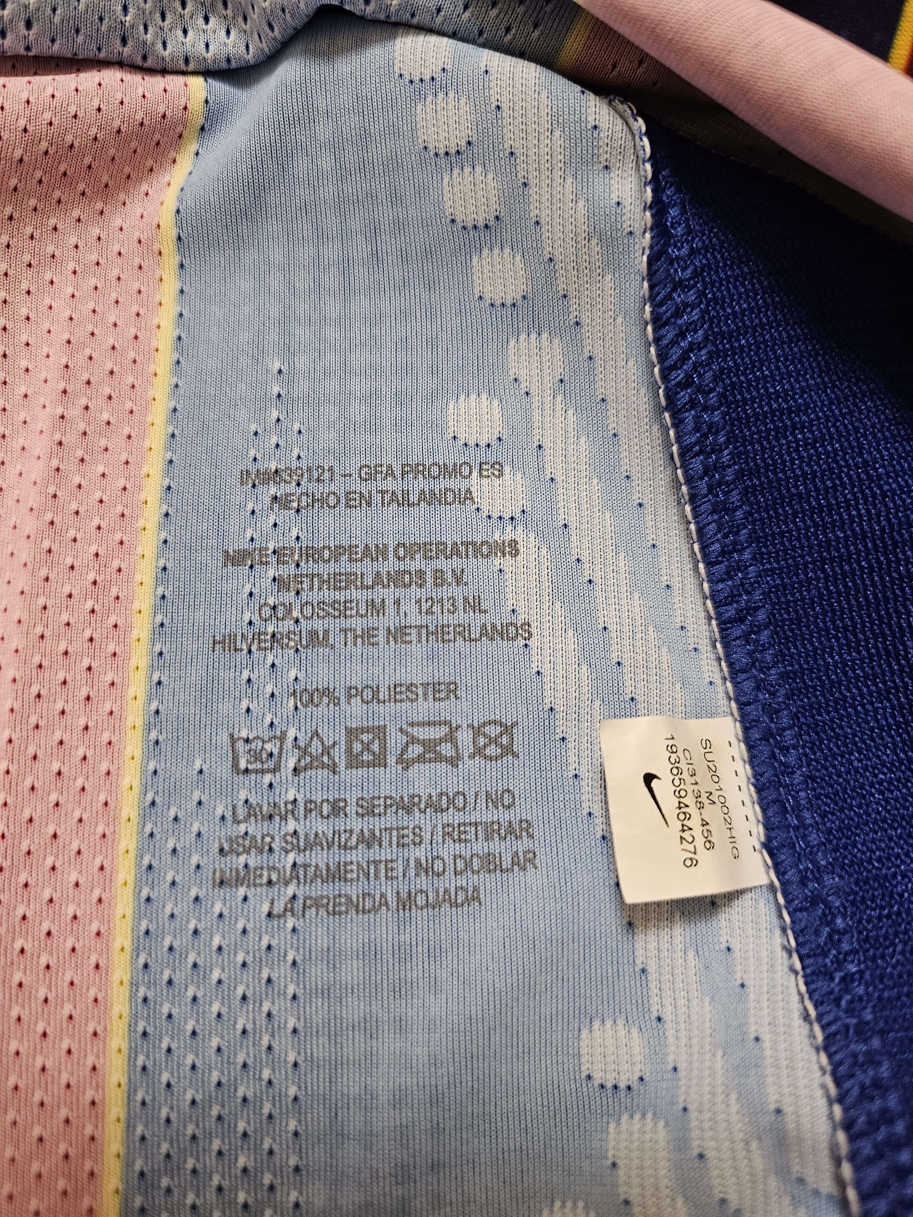 All Sport × Nike BARCELONA 2020 2021 PLAYER ISSUE FOOTBALL LONG SOCCER JERSEY Size US M / EU 48-50 / 2 - 10 Thumbnail