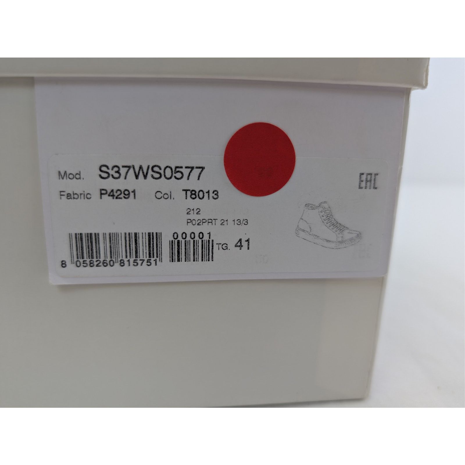 Maison Margiela o1rshd1 Tabi High Top Sneakers in Black/Beige Size US 8 / EU 41 - 23 Thumbnail