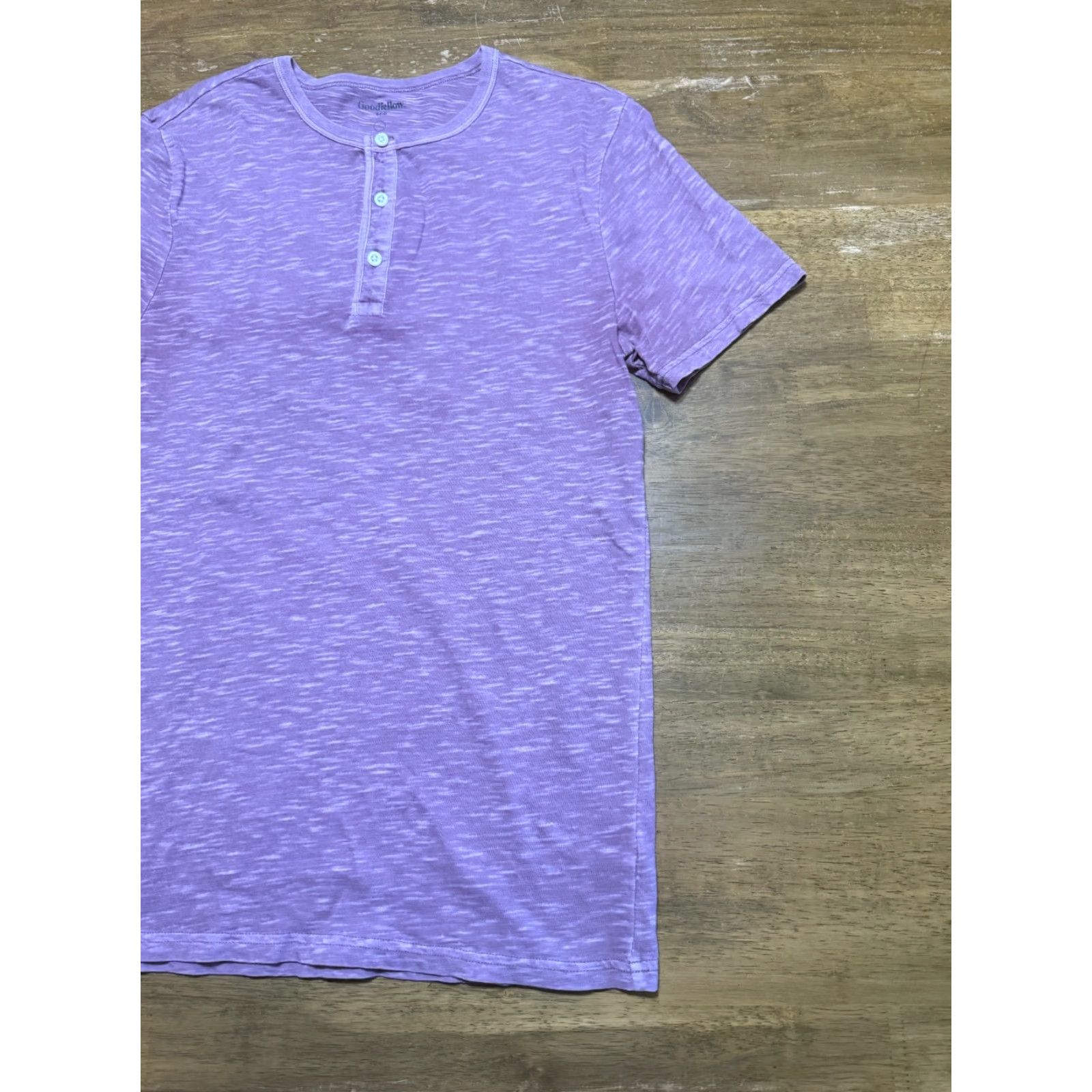 Vintage Goodfellow & Co Shirt Men S Purple Short Sleeve Henley 1/4 Button T-Shirt Regular Size Small Size US S / EU 44-46 / 1 - 4 Thumbnail