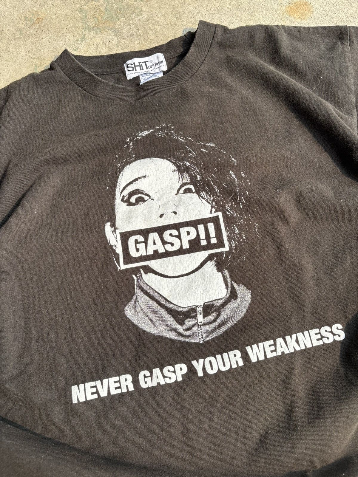 Band Tees Crazy Vintage Japanese Punk Bush Band Gasp Grunge Faded Tee Size US XL / EU 56 / 4 - 3 Thumbnail