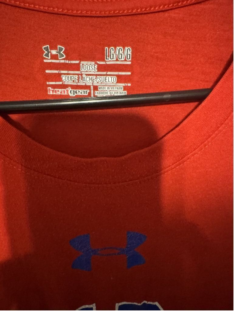 Under Armour Houston Astros Under Armour Short Sleeve T-Shirt Men's L Red Size US L / EU 52-54 / 3 - 4 Thumbnail