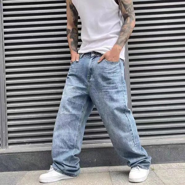 Japanese Brand VIBE Street hip hop washed vintage jeans Size US 32 / EU 48 - 6 Thumbnail