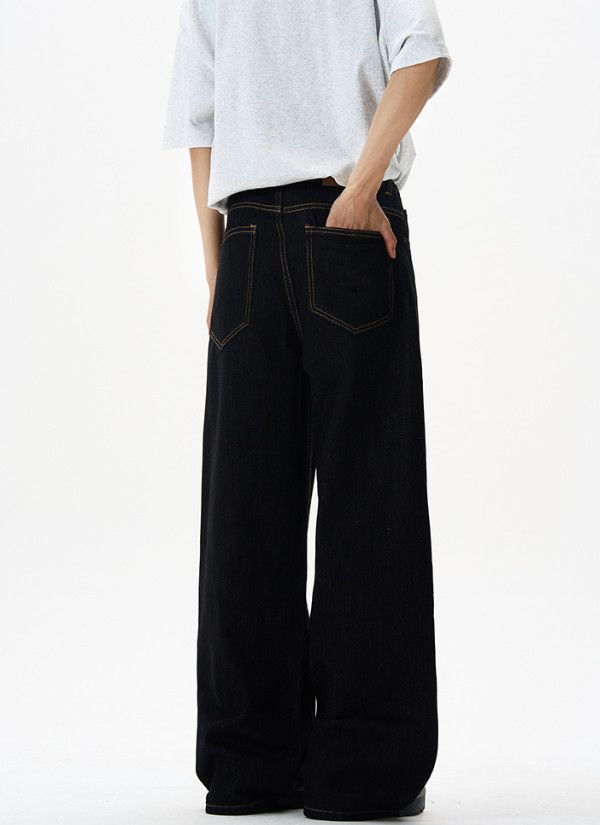 Japanese Brand Men's American straight-leg retro wide-leg jeans y2k Size US 32 / EU 48 - 4 Thumbnail