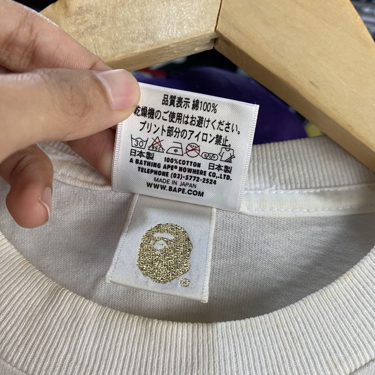 Ambush Design × Bape BAPE X Ambush 2010 Graphic Tee Shirt RARE White Size S Size US S / EU 44-46 / 1 - 9 Thumbnail