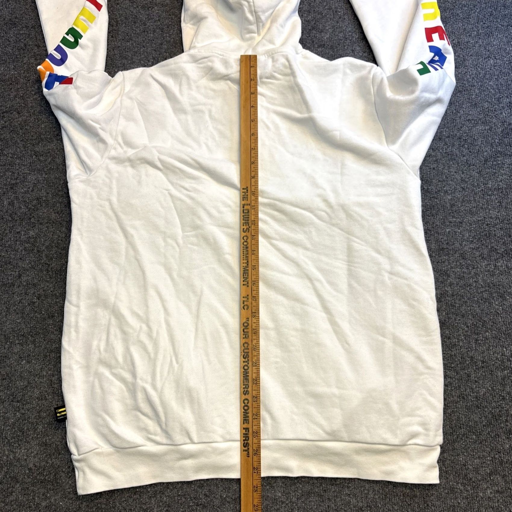 Adidas Adidas x Pharrell Williams Hoodie Men L White Breathe Thoughts 1/4 Zip Pullover Size US L / EU 52-54 / 3 - 8 Thumbnail