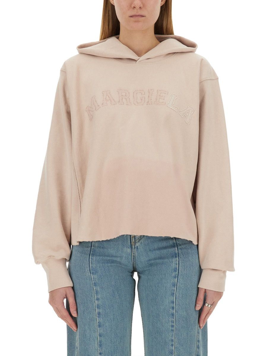 Maison Margiela MAISON MARGIELA COTTON SWEATSHIRT - PINK Size L / US 10 / IT 46 - 1 Thumbnail