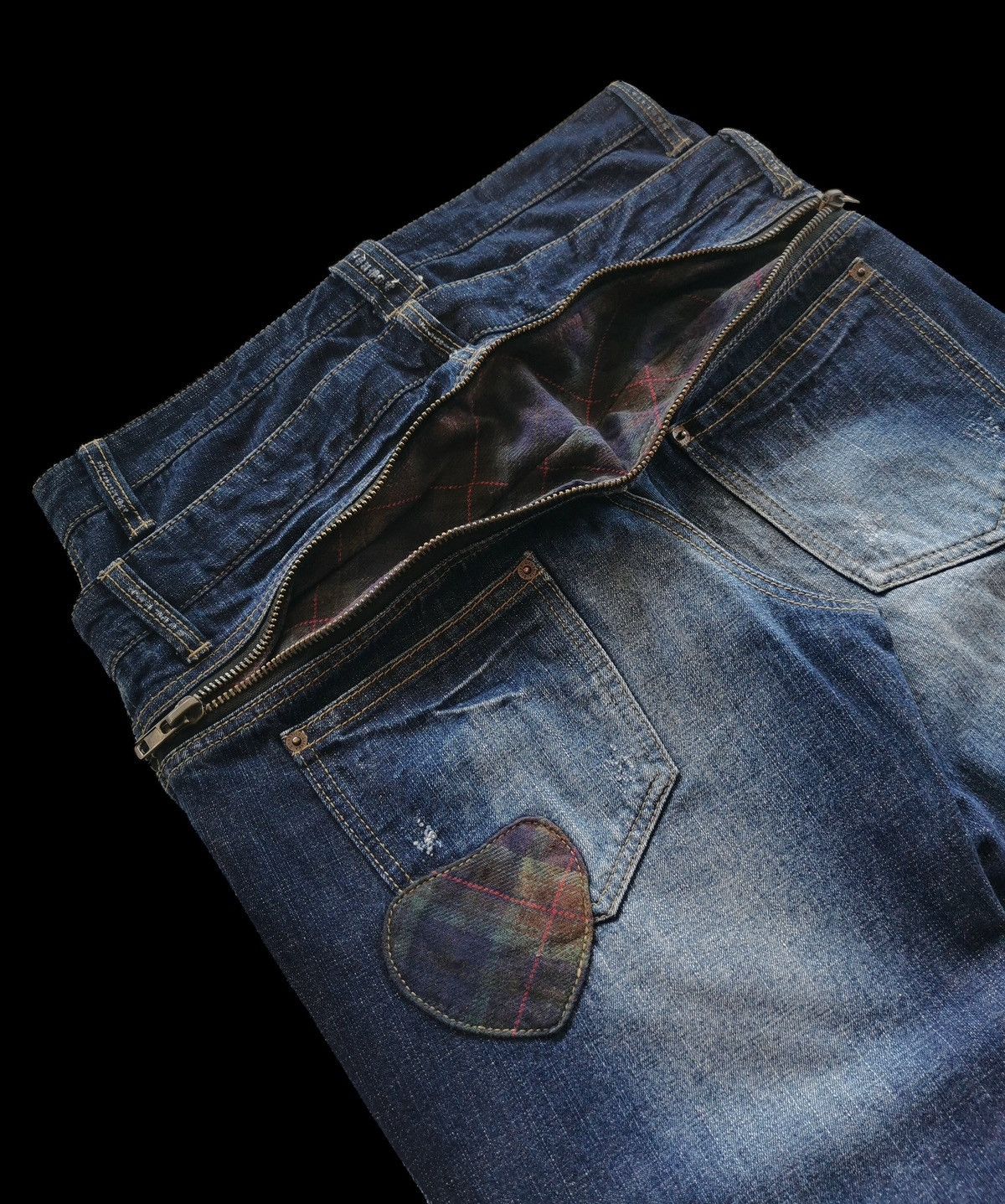 Beauty Beast Avantgarde Twisted Stitch Jeans Size US 32 / EU 48 - 5 Thumbnail