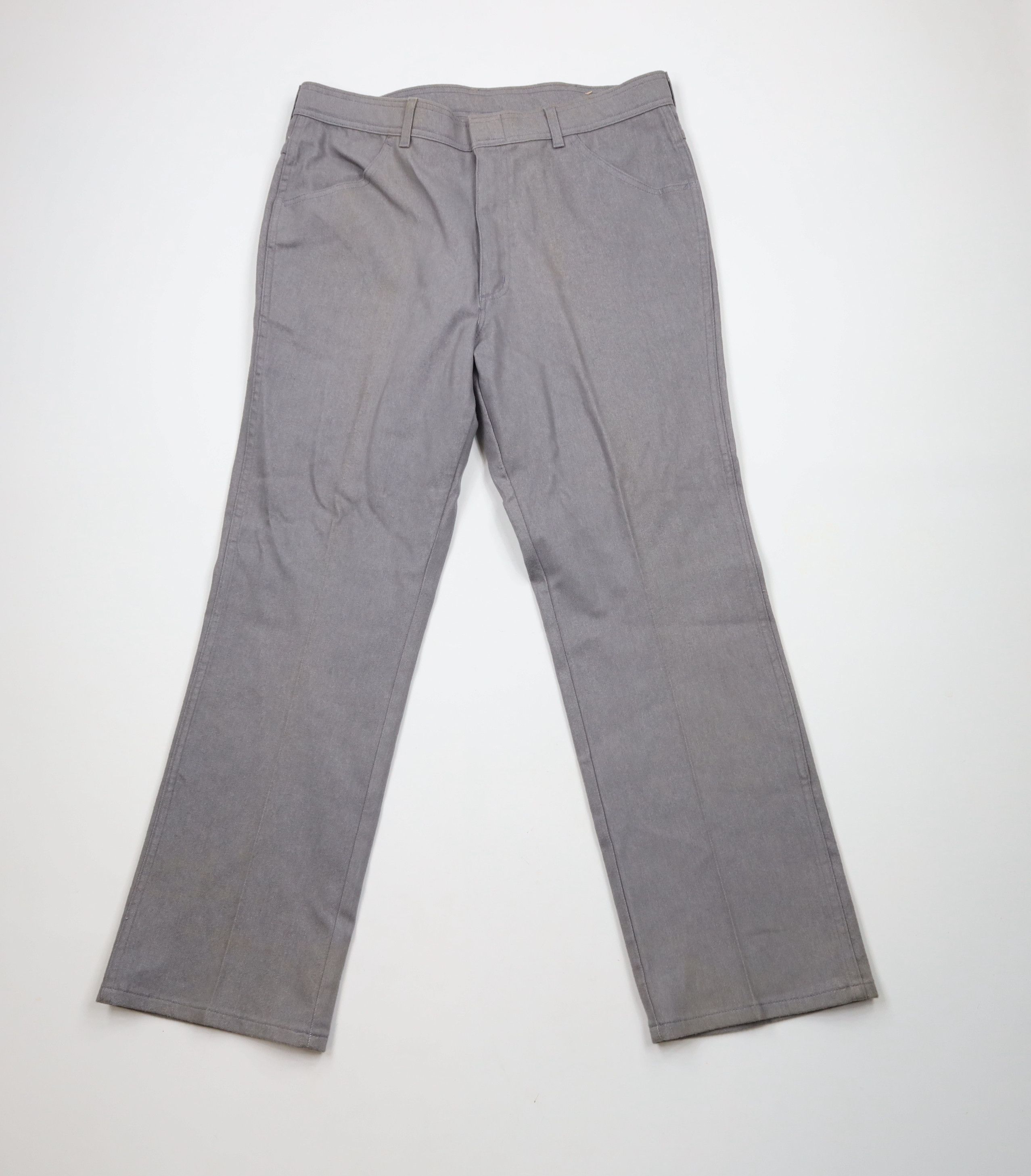 Vintage Vintage 90s Streetwear Flared Wide Leg Denim Jeans Gray USA Size US 36 / EU 52 - 1 Thumbnail