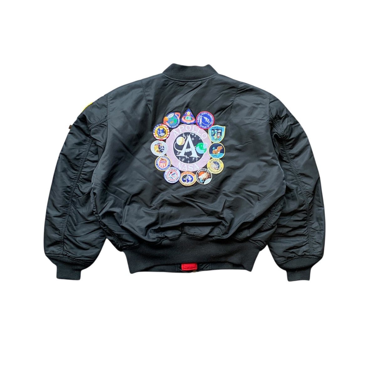 Alpha Industries × NASA Rare Alpha Industries MA-1 Bomber Flight Jacket Size US M / EU 48-50 / 2 - 2 Thumbnail