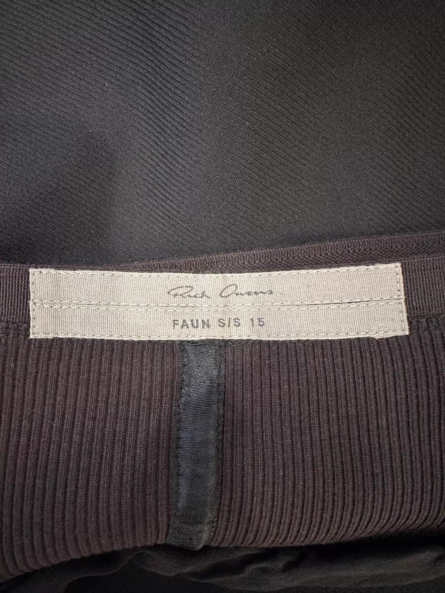 Rick Owens Rick Owens black women's S new skirt Size 26" / US 2 / IT 38 - 5 Thumbnail