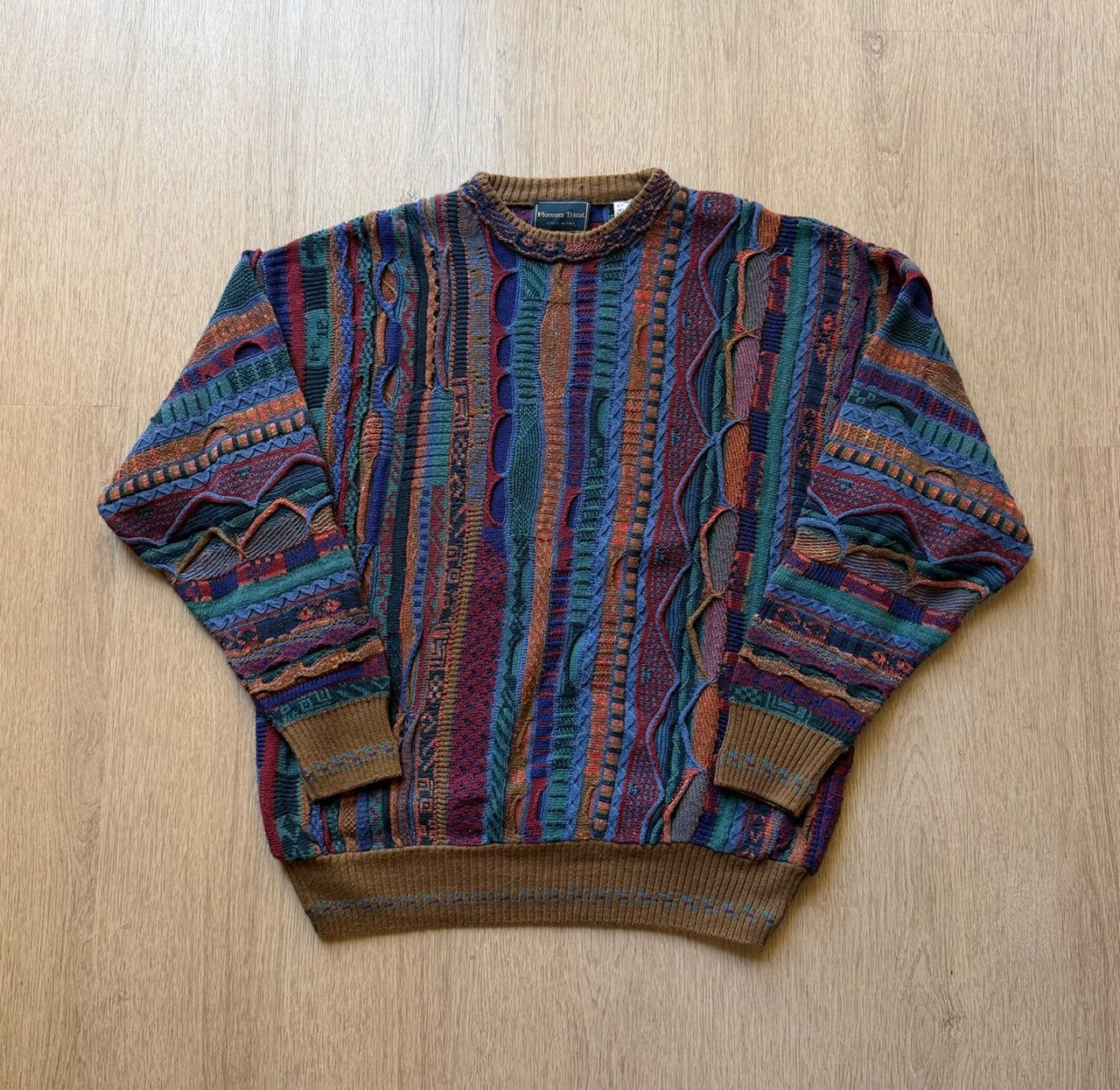 Florence Tricot Vintage Florence Tricot Coogi Style 3D Knit Size L Size US L / EU 52-54 / 3 - 1 Thumbnail