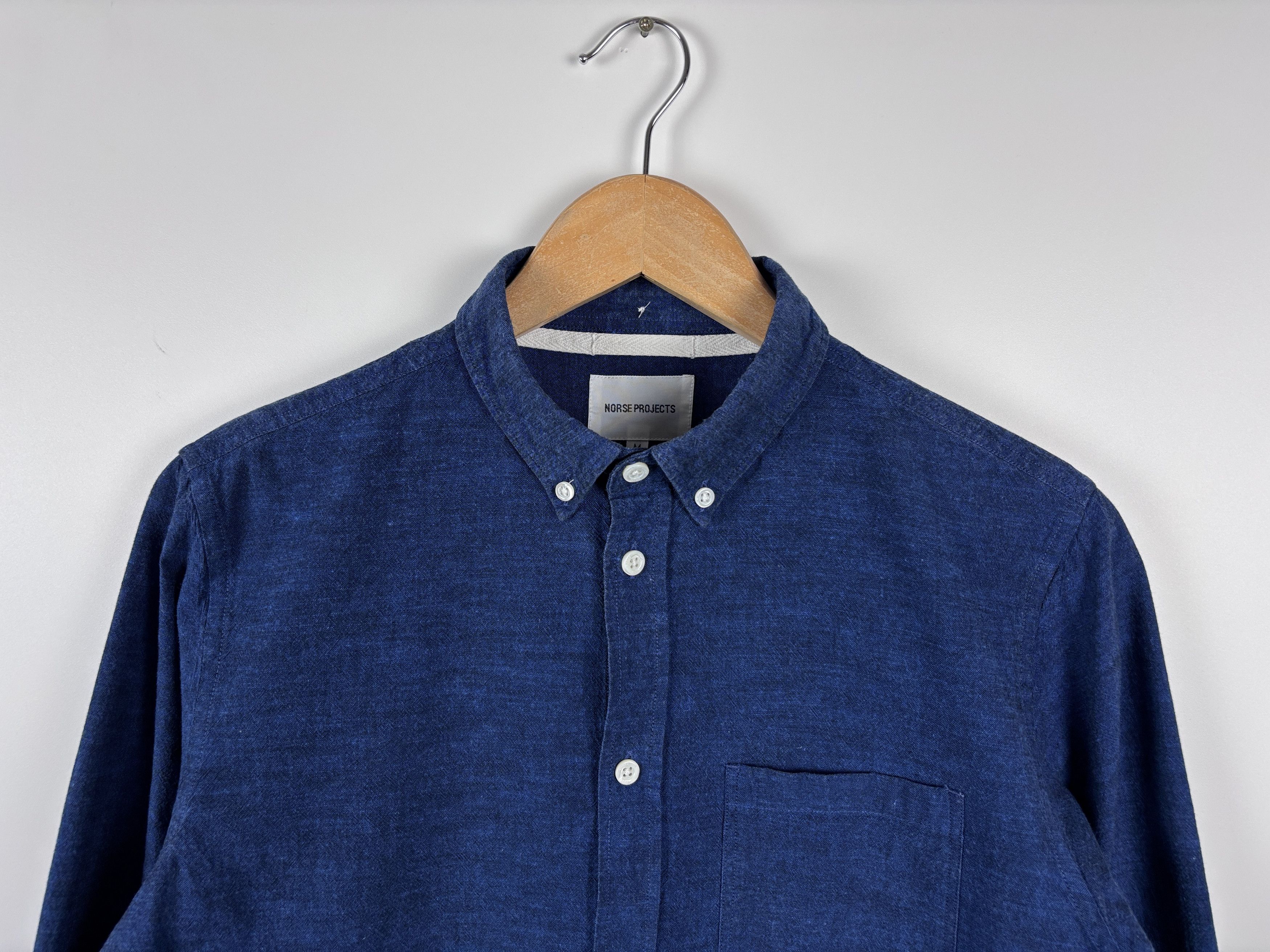 Norse Projects Norse Projects Anton Chambray Button Up Shirt Mens Size M Size US M / EU 48-50 / 2 - 2 Thumbnail