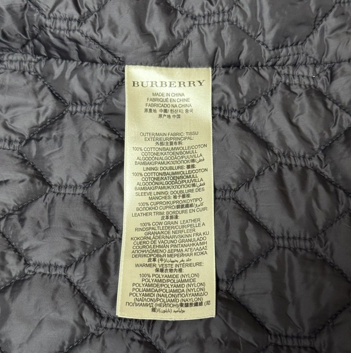 Burberry Burberry Brit Women’s Black Cotton Trench Coat Size:ITA-42 Size M / US 6-8 / IT 42-44 - 8 Thumbnail
