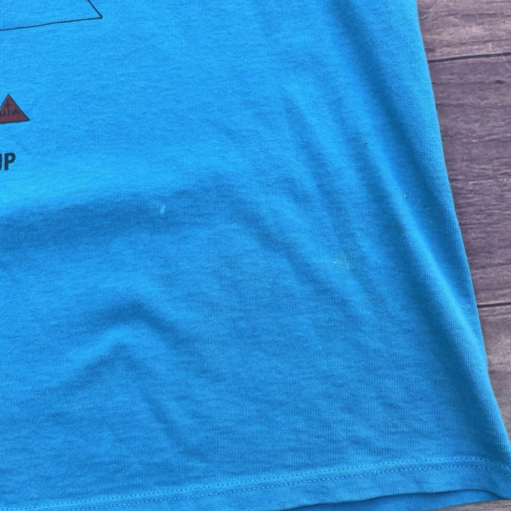 Doublet VINTAGE Jesus Tee Teal Shirt XL Double Sided Mens Crew Neck Short Sleeve Shirt 90s Love Pray Jesus Graphic Shirt Teral Green Size US XL / EU 56 / 4 - 3 Thumbnail