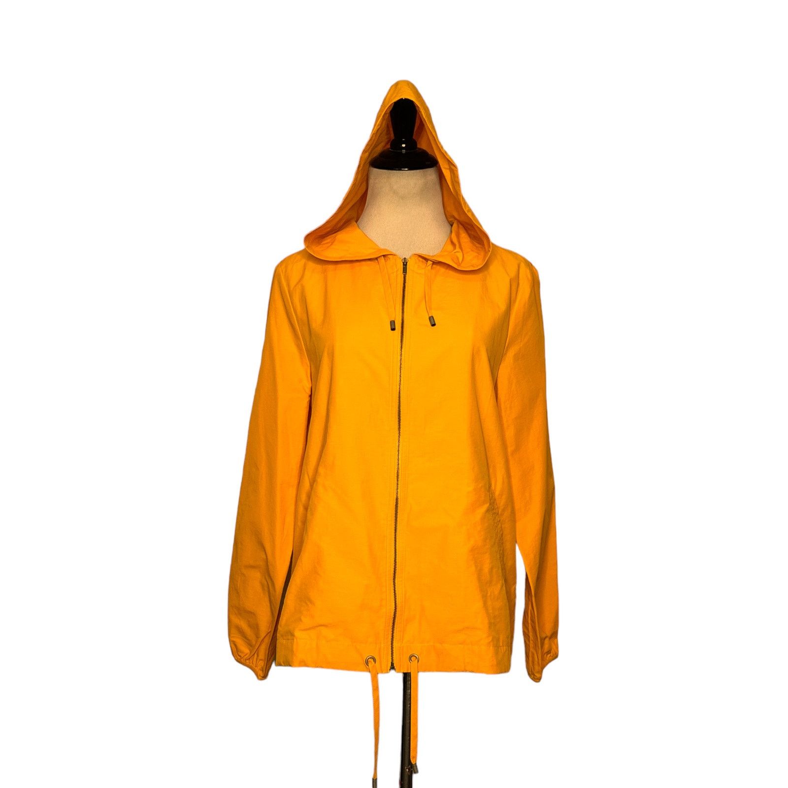 Eileen Fisher EILEEN FISHER Mango Drawstring Hooded Zip Jacket size PM Size M / US 6-8 / IT 42-44 - 15 Thumbnail