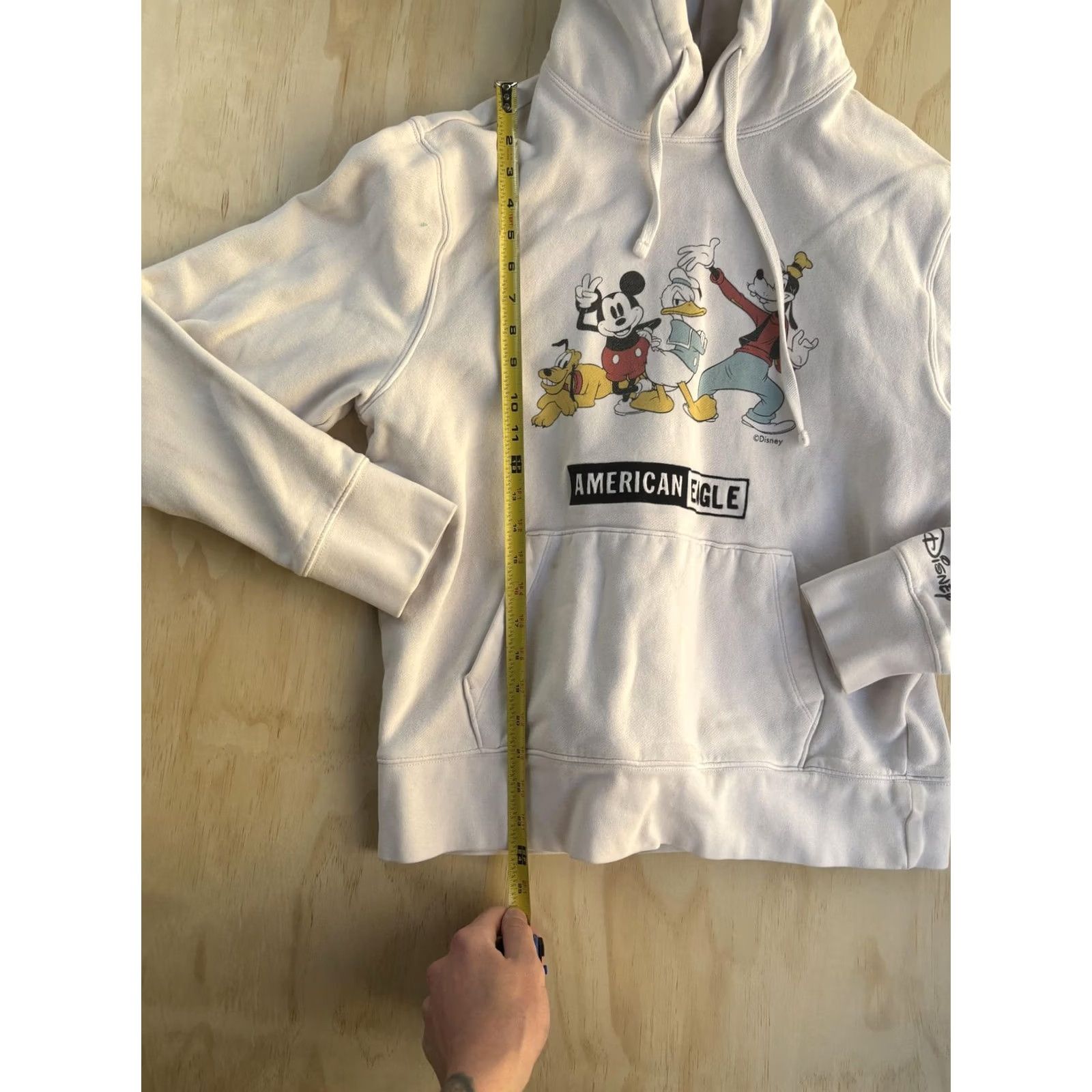 American Eagle Outfitters American Eagle Outfitters Hoodie Womens XL White Disney Mickey Fleece Graphic Size XL / US 12-14 / IT 48-50 - 3 Thumbnail