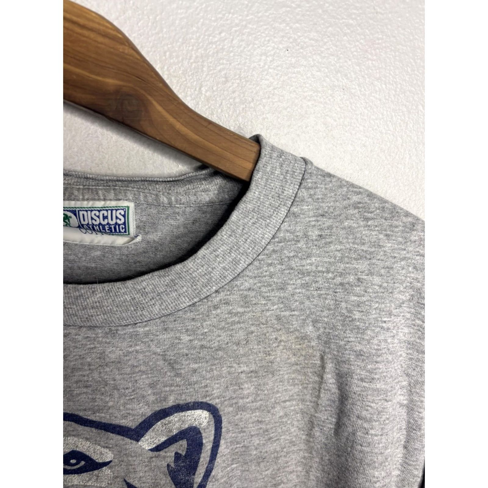 Vintage VINTAGE Penn State Shirt Mens XL Gray Nittany Lions NCAA Tee 90s Athletic Lion Graphic Print Mens Size US XL / EU 56 / 4 - 3 Thumbnail